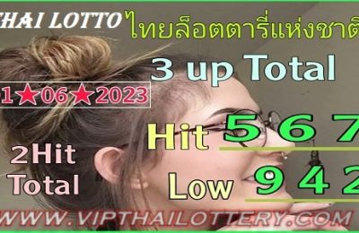 Thai Lotto Hit Total Pair Open Cut Digit 100% Sure 01-06-2023