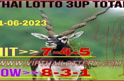 Thai Lotto Total Down Master Touch Cut Digit 1st June 2023