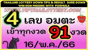 Thailand Lottery Down Sure Win Non Missing Formula 16-05-2023