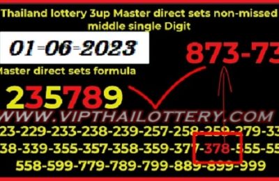 Thailand Lottery Master Direct Sets Non-Missed Single Digit
