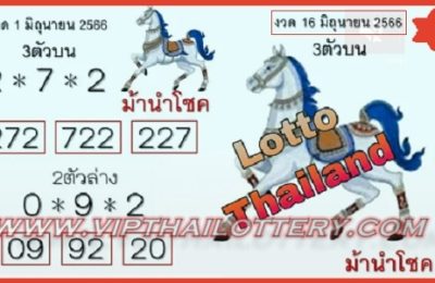Thai Government Lottery Down Digit HTF Rumble Set 16.06.2023
