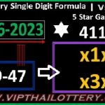 Thai Lottery Single Digit Formula Vip 5 Star Game Series