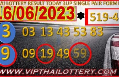 Thai Lottery Single Pair Formula Today Results Chart Route Calculation