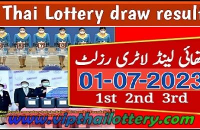 Thai Lottery Today Result Live Draw Check Online 01.07.2023