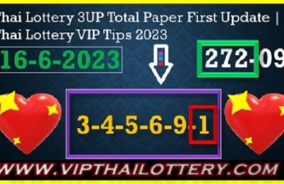 Thai Lottery Vip Tips Total Paper Official GLO Update 16.06.2023