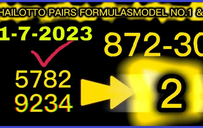 Thai Lotto Pairs Formula Model Vip Tips 1st July 2023
