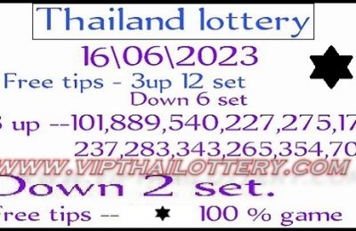 Thailand Lottery Down 2 Set 100% Game Free Tips