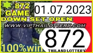 Thailand Lottery Game Down Set 100% Win Open 1st July 2023