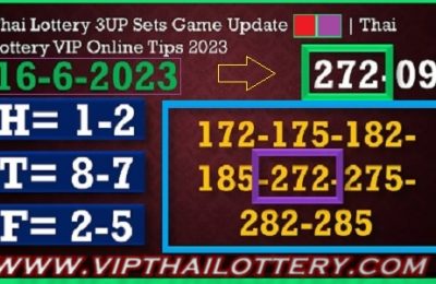 Thailand Lottery Online Vip Tips 3D Setes Game Update