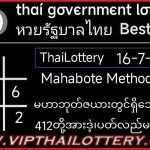 3D Thai Government Lottery Best Tips Down Cut Digits