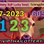 Thailand Lottery 3UP Lucky Total Single Digit 16th July 2023