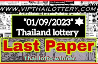 Thai Lotto Winner Last Paper Bangkok Official 01-09-2023