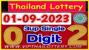 Thailand Lottery Single Digit Last Tandola Forecast 1st September 2023