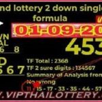 Thailand Lottery Sure Digits Down Single Pair 01-09-2023