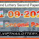 Thailand Lottery Second Paper Open ( 2nd Paper's ) 1st September 2023