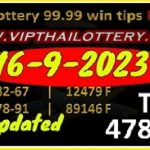 Thai Lottery 99.99% Win Tips Final Digit 16th September 2023