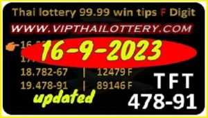 Thai Lottery 99.99% Win Tips Final Digit 16th September 2023