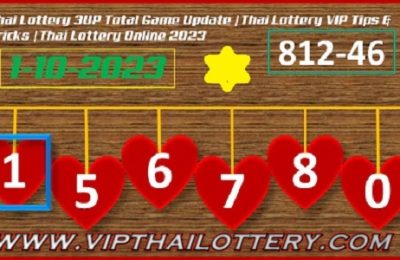 Thai Lottery Online Vip Tips Total Game Tricks Update 1st October 2023