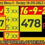 Thai Lottery Open Digit Pass Today Results 16th September 2023