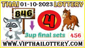 Thai Lottery Today 3up Final Set 3d Game 1st October 2566
