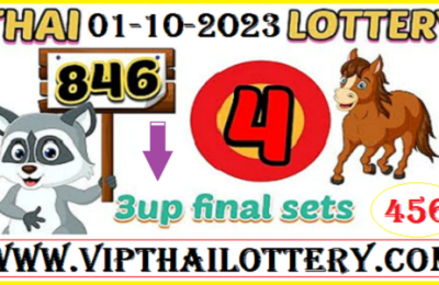 Thai Lottery Today 3up Final Set 3d Game 1st October 2566