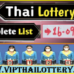 Thai lottery Complete List Today Results 16-09-2023