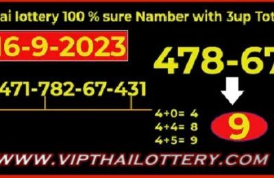 Thailand Lottery 100% Sure Namber with 3up Touch Total 16 Sep 2023