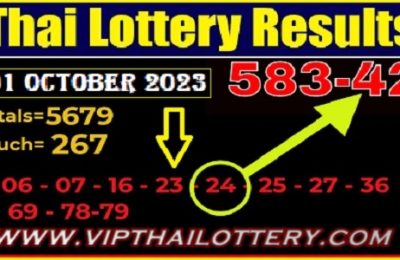 Thailand Lottery Down HTF Cut Lucky Paper 1st October 2023
