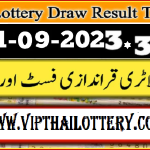 Thailand Lottery Draw Results Today 01-09-2023