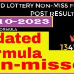 Thailand Lottery Non-Miss Formula Post Result Updated 1.10.2023