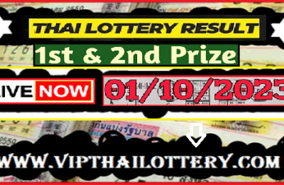 Thailand Lottery Result First Prize Full Chart 01-10-2023