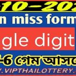 Thailand Lotto Single Digit 100% Non miss Formula Total 01.10.2023