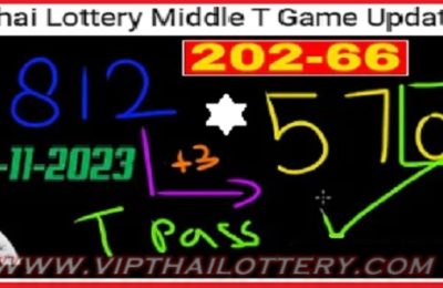 Thai Lottery Middle T Game Update First Formula Pass 01.11.2023