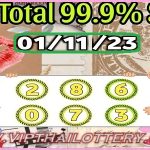 Thai Lotto 3D Total HTF Rumble Set 99% Sure Number 01.11.2023