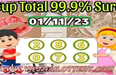 Thai Lotto 3D Total HTF Rumble Set 99% Sure Number 01.11.2023