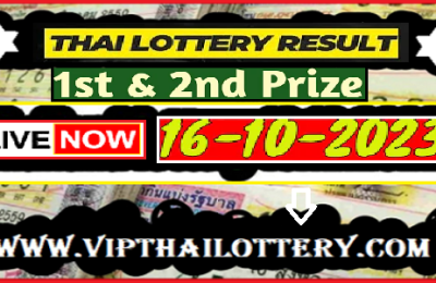 Thailand Lottery Result First Prize Full Chart 16-10-2023