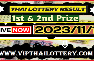 Thailand Lotto Result First Prize Jackpot 01.11.2023