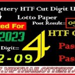 Thai Lottery HTF Cut Digit Pass Paper Updated 1st December 2023