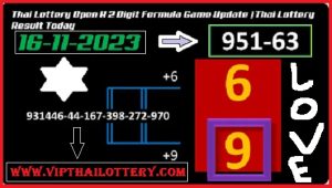 Thai Lottery Open Digit Formula Game Today Result 16-11-2023