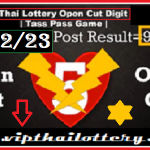 Thai Lottery Open Cut Digit Tass Pass Game 16 December 2023