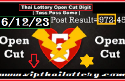Thai Lottery Open Cut Digit Tass Pass Game 16 December 2023
