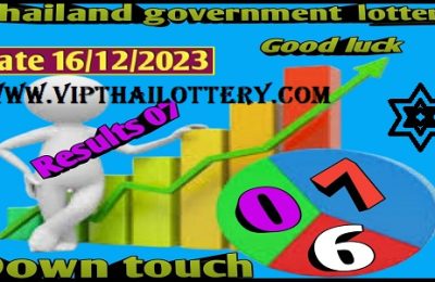 Thailand Government Lottery Down Touch Result 16-12-2023