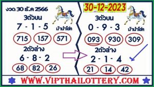 Thailand Lottery HTF Digit Touch Sure Tips 30 December 2023