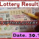 Thailand Lottery Results Today Live 30 December 2023