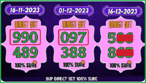 Thailand Lotto Direct Set Post Results 100% Sure Number 16-12-2023