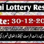 Thailand Lotto Result First Prize Winner Jackpot 16.12.2023