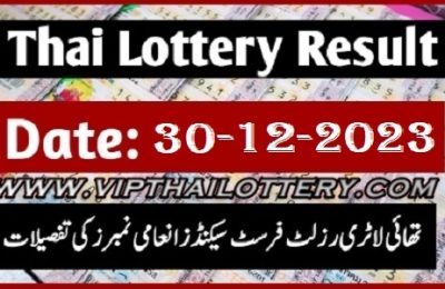Thailand Lotto Result First Prize Winner Jackpot 16.12.2023