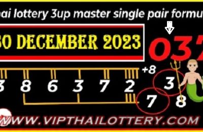Thai Lottery Online Master Single Pair formula 30 December 2023