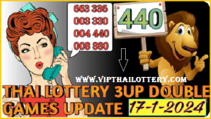 Thai Lottery 3up Double Game Update 17th January 2023