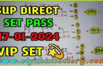 Thai Lottery HTF VIP Direct Set Forecast Tricks 17th January 2024